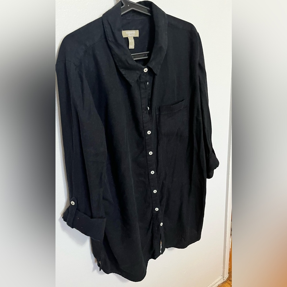 Black Button-Up Shirt